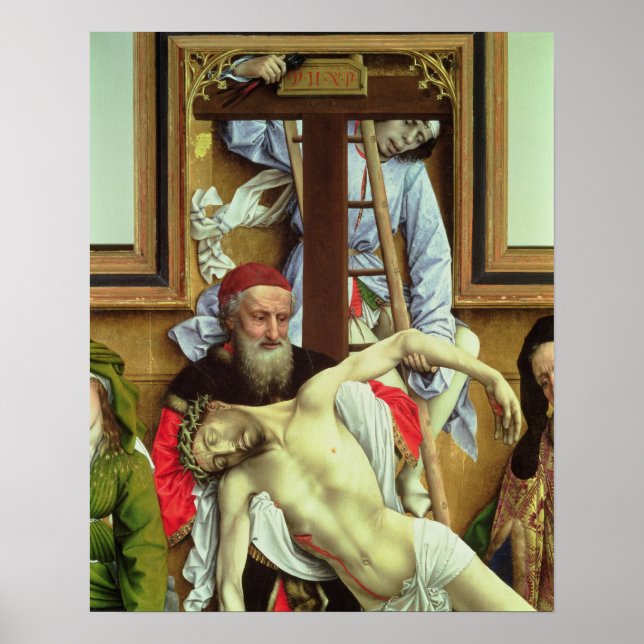 Joseph of Arimathea Supporting the Dead Christ Poster (Front)