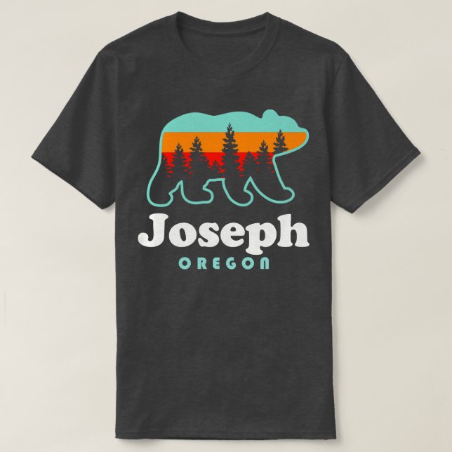Joseph Oregon Vacation Trip Bear T-Shirt (Design Front)