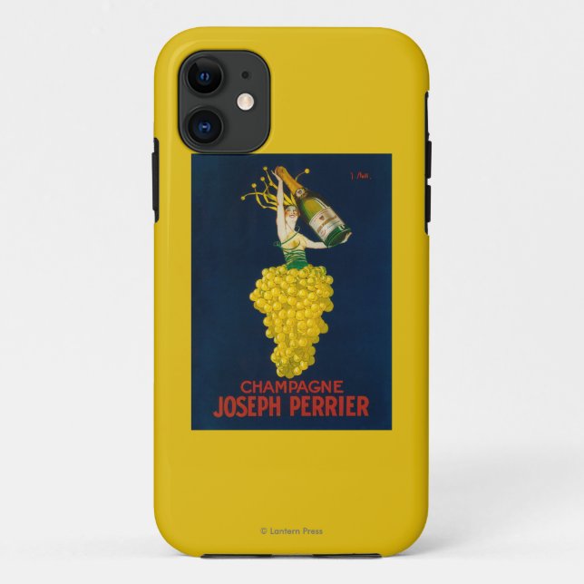 Joseph Perrier Champagne Promotional Poster Case-Mate iPhone Case (Back)