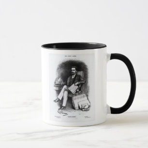 Joseph Pulitzer  from 'The Curio', 1887 Mug