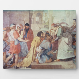 Joseph recognised by his brothers plaque