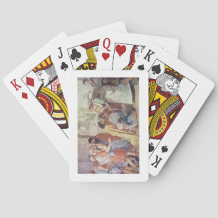 Joseph recognised by his brothers playing cards