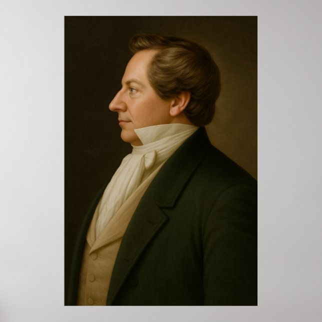 Joseph Smith Photographic Rendition™ #6 LDS Art Poster (Front)