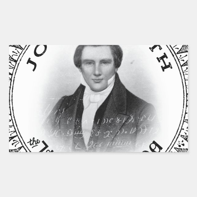 Joseph Smith THE Prophet of God Rectangular Sticker (Front)