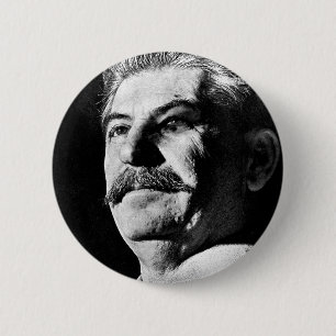 Joseph Stalin 6 Cm Round Badge