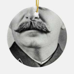 Joseph Stalin Photograph Ceramic Ornament