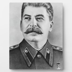 Joseph Stalin Photograph Plaque