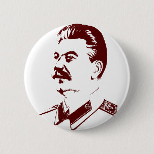 JOSEPH STALIN PIN BACK BADGE