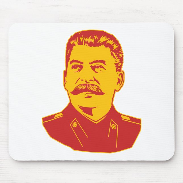 Joseph Stalin Portrait Mouse Pad (Front)