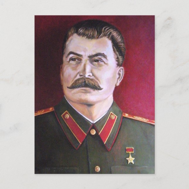 Joseph Stalin Postcard (Front)