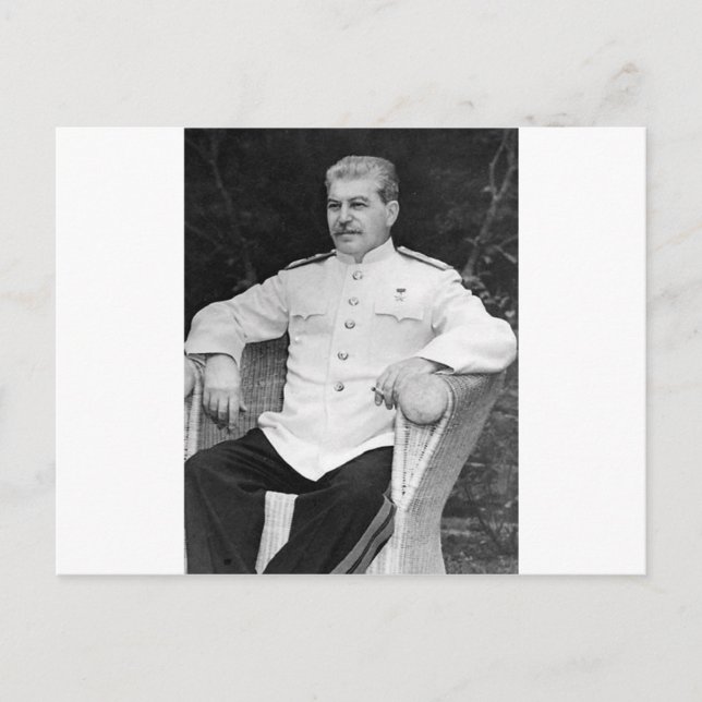 joseph stalin postcard (Front)