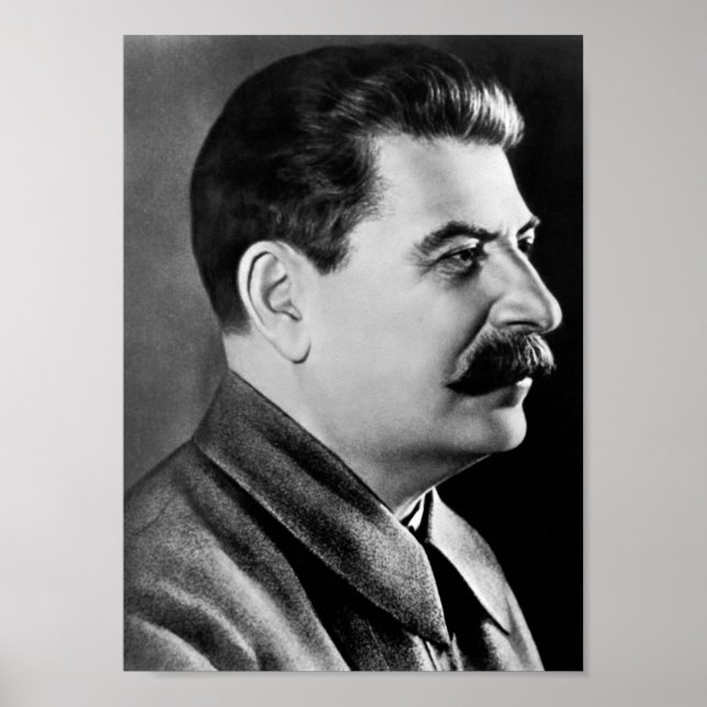 Joseph Stalin Profile Photo Poster (Front)