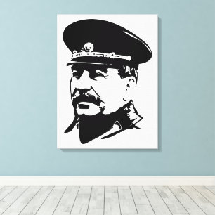 Joseph Stalin, USSR, CCCP, Soviet Union, Communism Canvas Print