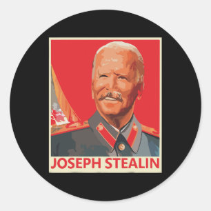Joseph Stealin Anti Joe Biden Funny Classic Round Sticker