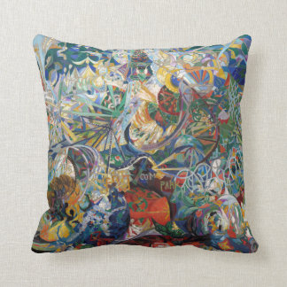 Joseph Stella - Battle of Lights, Coney Island Cushion