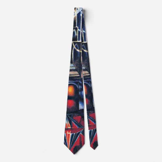 Joseph Stella - Old Brooklyn Bridge Tie (Front)
