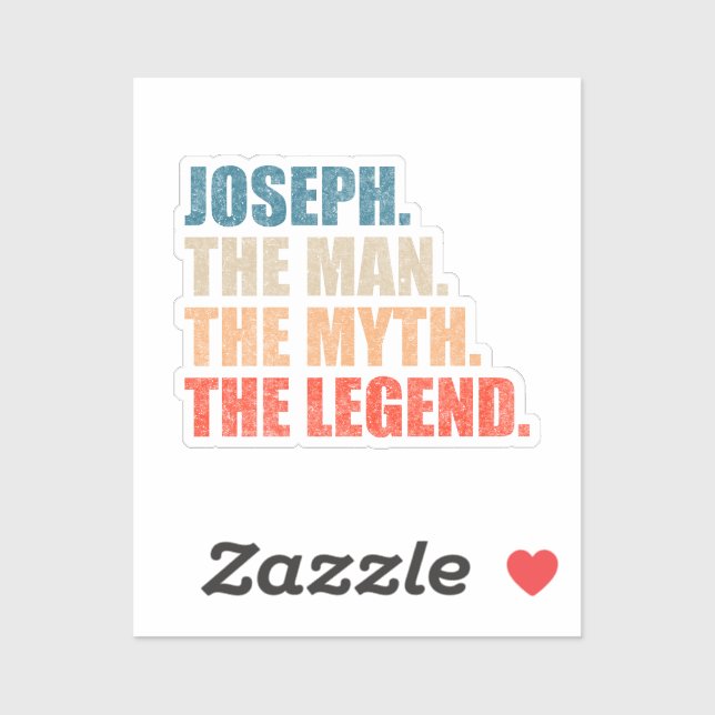 Joseph The Man The Myth The Legend (Sheet)