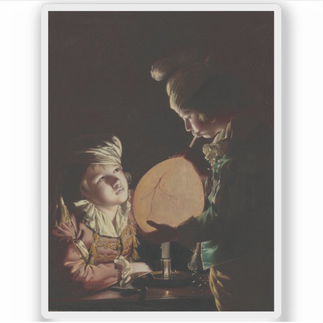 Joseph Wright of Derby - Two Boys with a Bladder (Front)