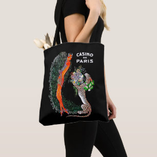 Josephine Baker Cheetah Jazz Age Tote Bag