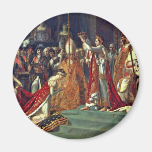 Joséphine Kneels Before Napoleon During His Coron Magnet