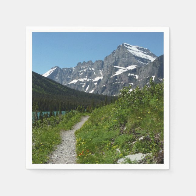 Josephine Lake Trail with Mount Guild at Glacier Napkin (Front)