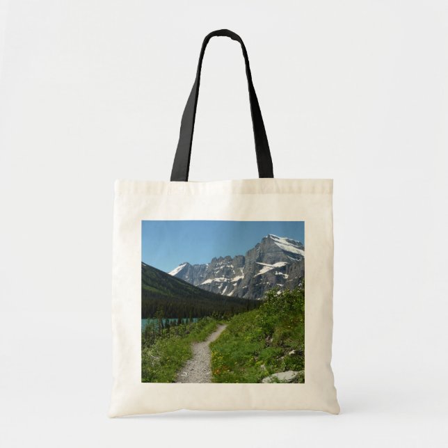 Josephine Lake Trail with Mount Guild at Glacier Tote Bag (Front)