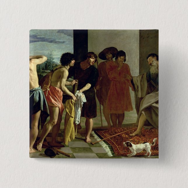 Joseph's Coat, 1630 15 Cm Square Badge (Front)