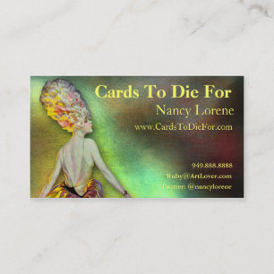 Josette in Yellow - Business Cards