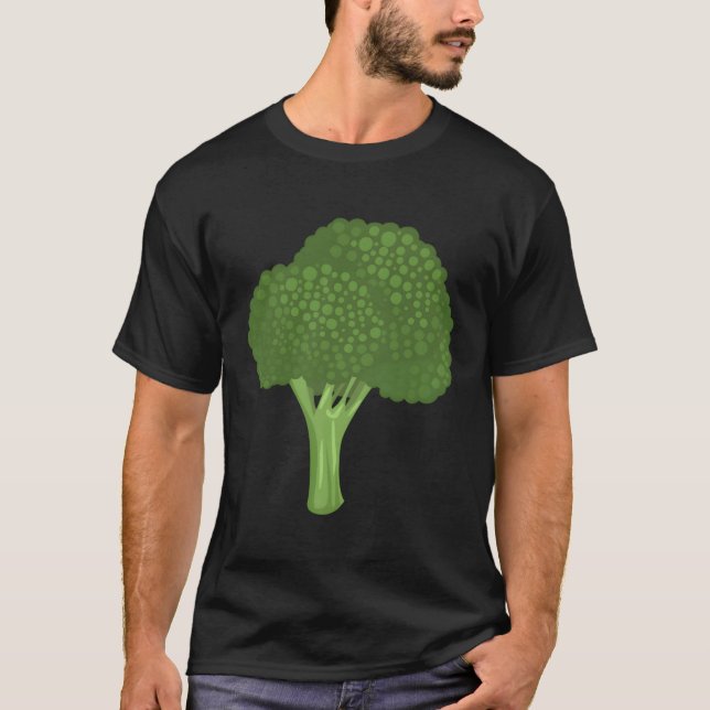 Josh Blue Broccoli T-Shirt (Front)