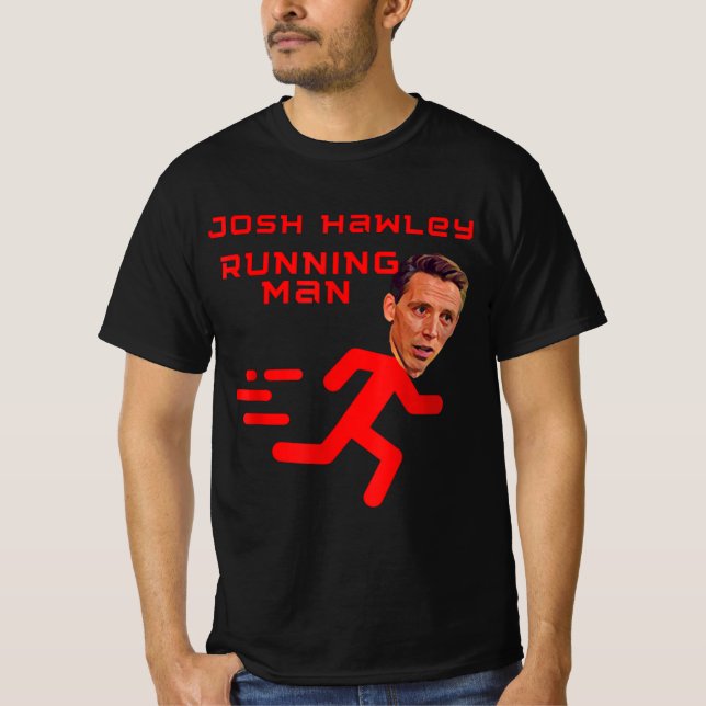 Josh hawley running man T-Shirt (Front)
