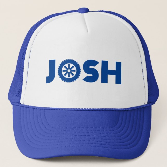 Josh Petrol Head Trucker Hat (Front)