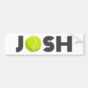 Josh Tennis Bumper Sticker