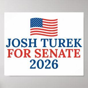 Josh Turek for Senate 2026 Iowa Election Poster