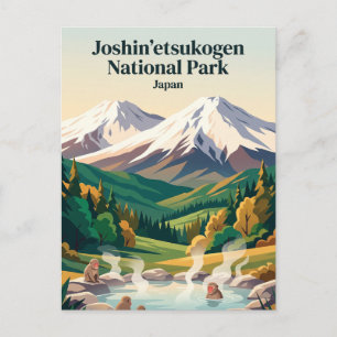 Joshin'etsukogen National Park Japan Postcard