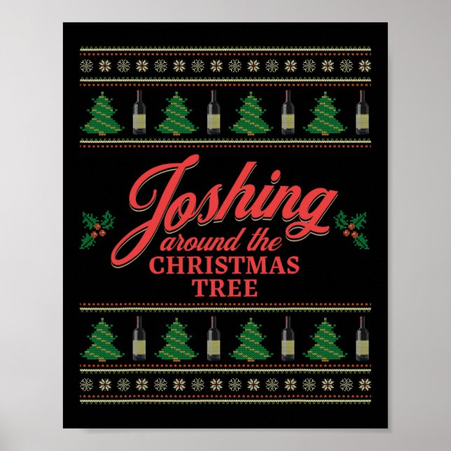 Joshing Around The Christmas Tree  Poster (Front)