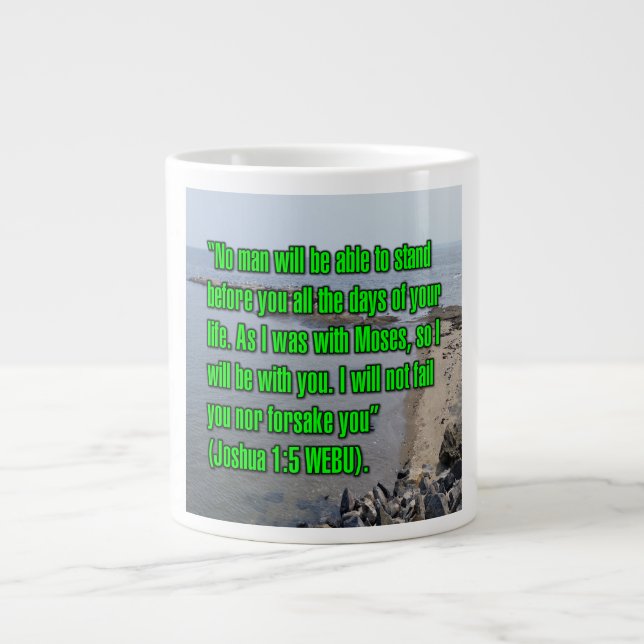 Joshua 1:5 WEBU Mug (Front)