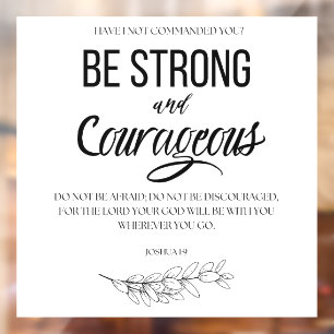Joshua 1:9 Be Strong and Courageous Christian