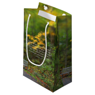 Joshua 1:9 Bible Verse Christian Scripture Small Gift Bag