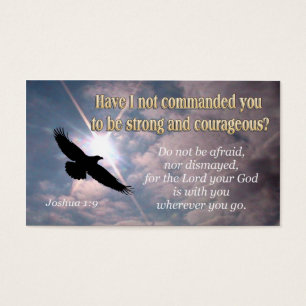 Joshua 1:9 - INSPIRATIONAL Profile CARDS