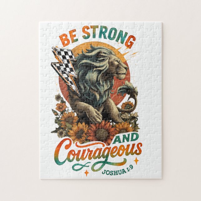 Joshua 1:9  jigsaw puzzle (Vertical)