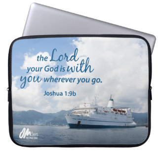 Joshua 1:9 Laptop Sleeve