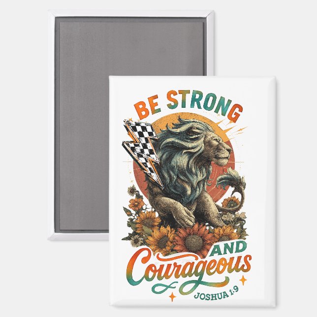 Joshua 1:9  magnet (Front/Back)