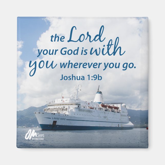 Joshua 1:9 Magnet (Front)