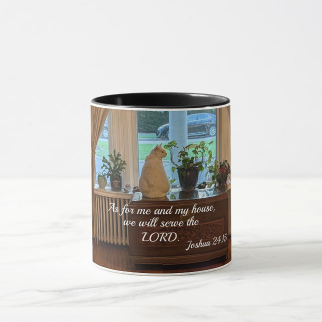 Joshua 24:15 As for me and my house, we will serve Mug (Center)