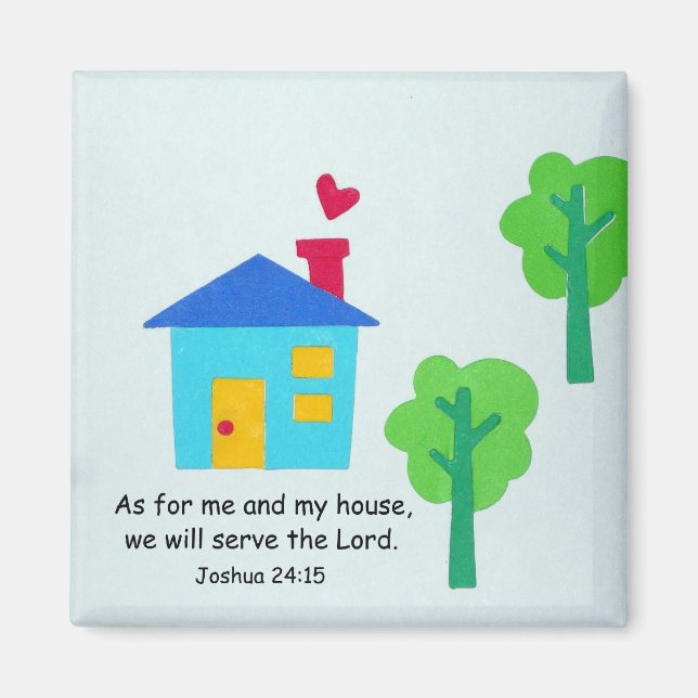 Joshua 24:15 magnet (Front)