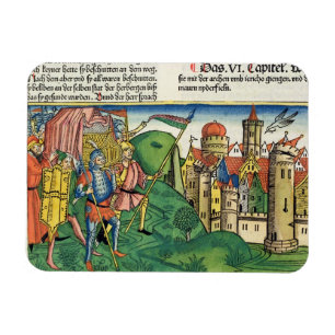 Joshua 6 4-21 The Fall of Jericho, from the 'Nurem Magnet