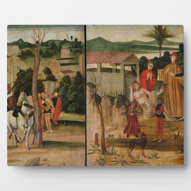 Joshua at the Walls of Jericho Plaque (Front)