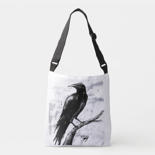 Joshua Dusk Raven cross body tote (Front)