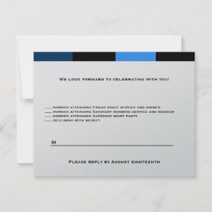 Joshua Isaac 3 Events Reply Card