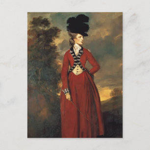 Joshua Reynolds- Lady Worsley Postcard